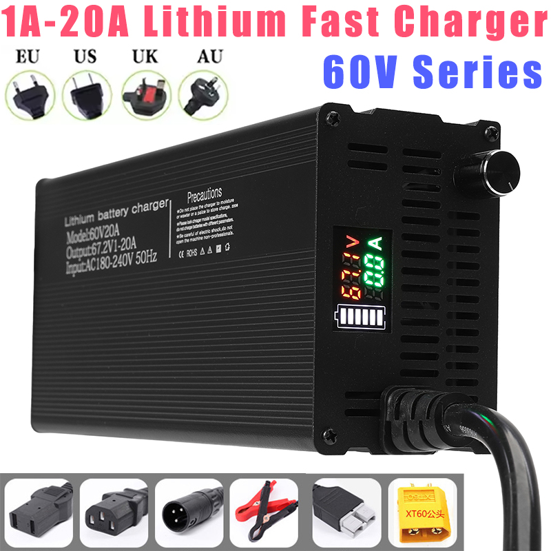 Cargadores de batería de litio - 84V 20A Smart Charger reseña y precio